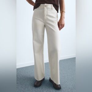 NWT Mango Catherine Culotte High Rise Jeans size 4